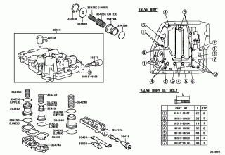 VALVE BODY & OIL STRAINER (ATM) 1